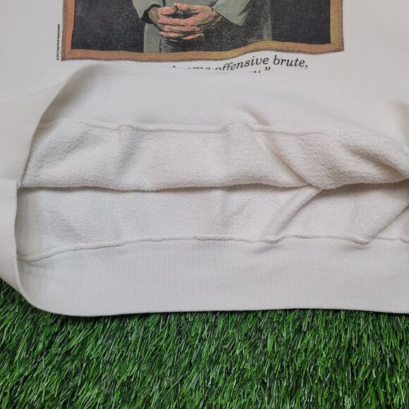 VTG 1993 Seinfeld "The Kramer" Sweatshirt Mens L/XL Cropped Boxy Fit USA - Picture 4 of 15